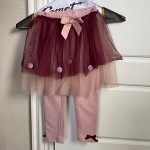 Mae-Li-Rose boutique pant skirt set